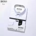 chemise hugo boss en solde b77 single color white